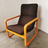 Fauteuil en bois courbé Wilkhahn 1980