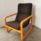 Curved wood armchair Wilkhahn 1980
