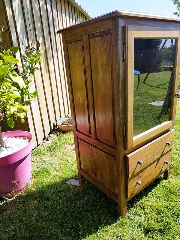 TV furniture with glass window