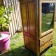 Meuble TV avec vitrine en verre