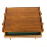 Scandinavian teak bedside table, AB Carlströms, Sweden, 1960