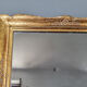 Italian mirror, key frame, vintage 50, engraved wood - gilded 39x32 cm SB
