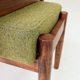 Scandinavian orange/green stool set of 2