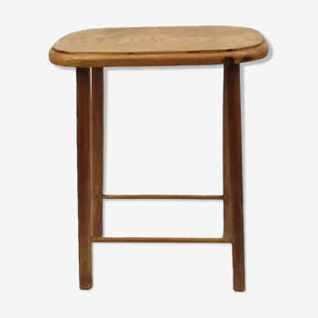 Light wood stool 45.5 cm