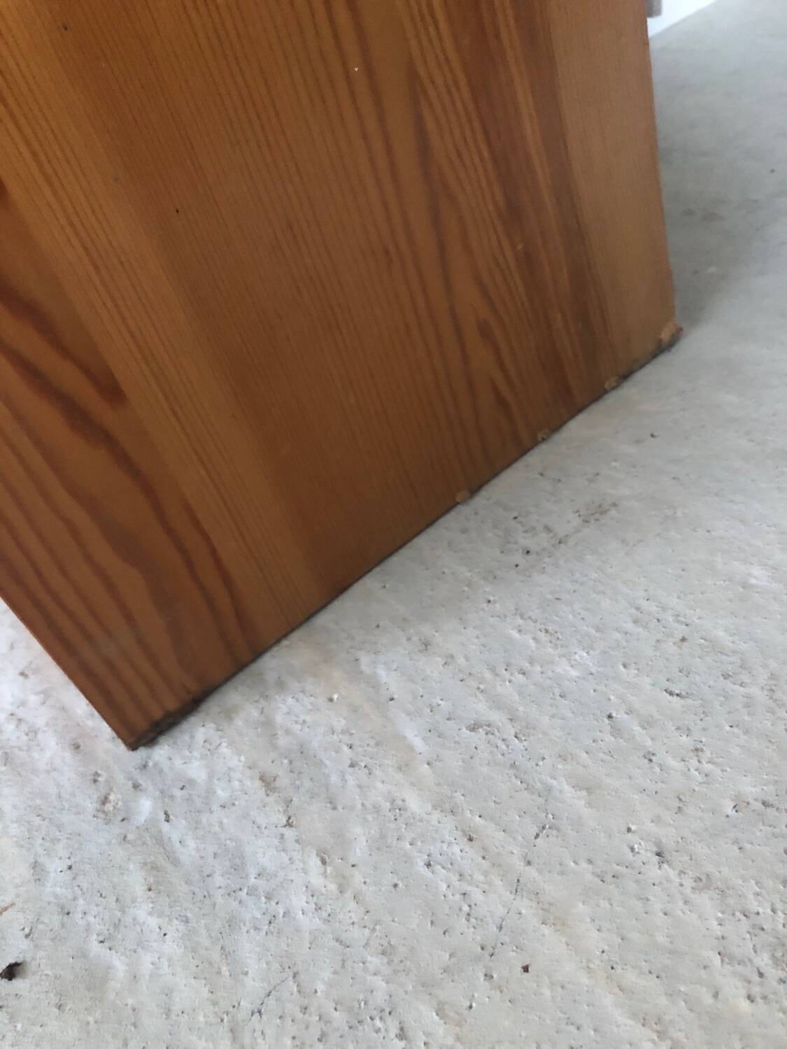 Honey-colored pine bookcase, 90s