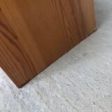 Honey-colored pine bookcase, 90s