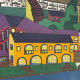 Peinture la rivière jaune