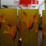 Six Orangeade Glasses 80'