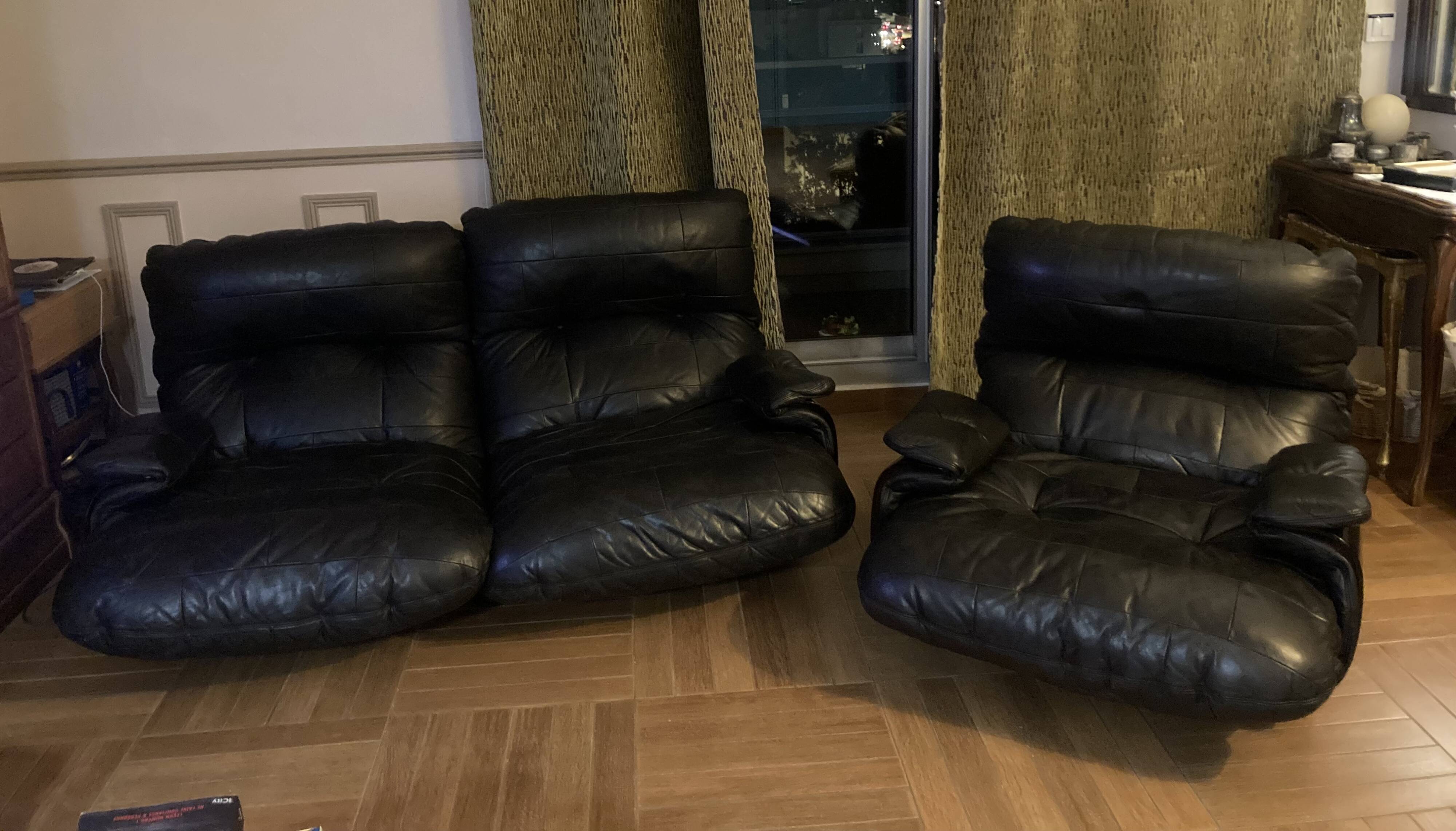 Marsala 2-seater sofa and armchair