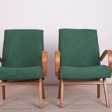 Model 53 armchairs by Jaroslav Smidek for TON, 1960s, Set of 2