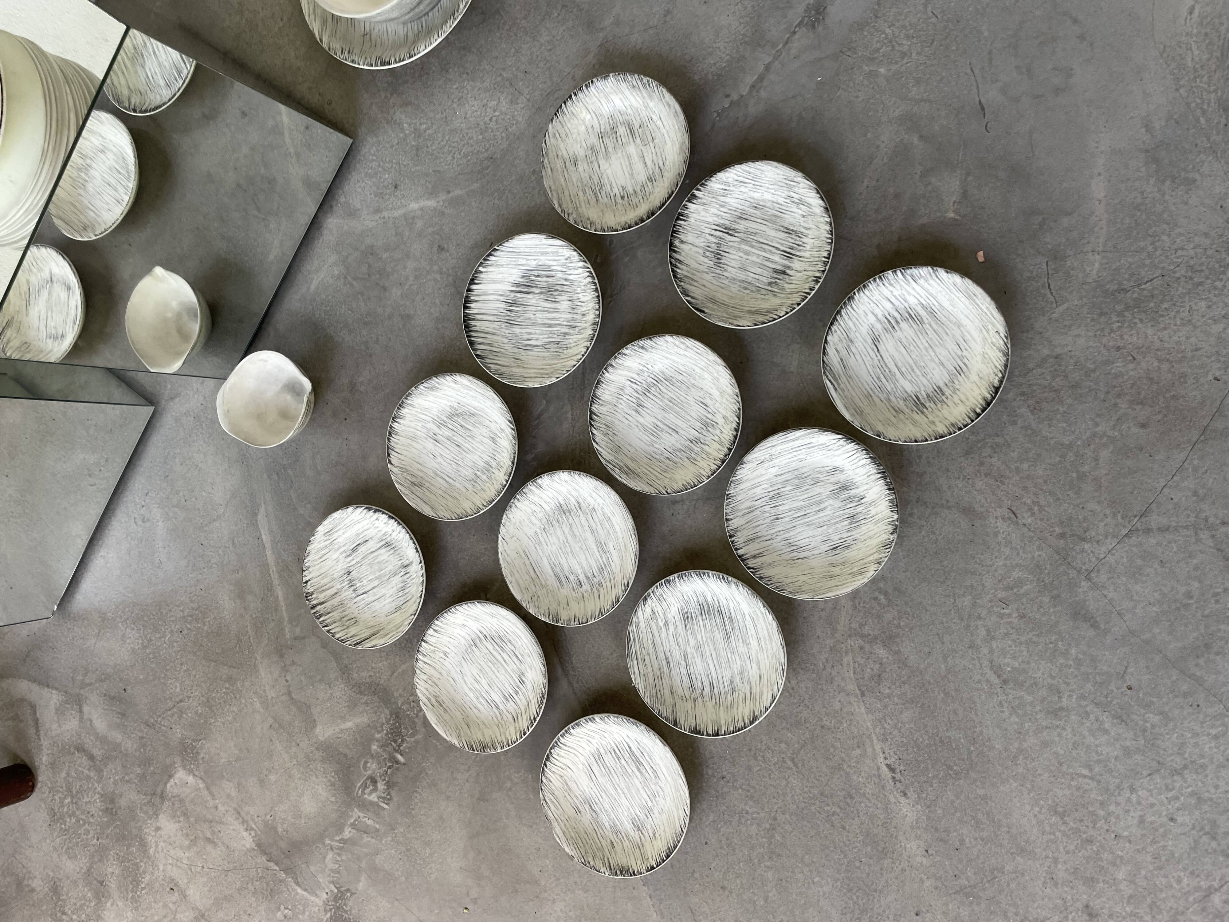 Set of plates and dishes Bazas de Salins 1960