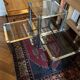 Glass and chrome coffee tables