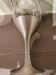 Set of 7 stemmed glasses in Maillechort.