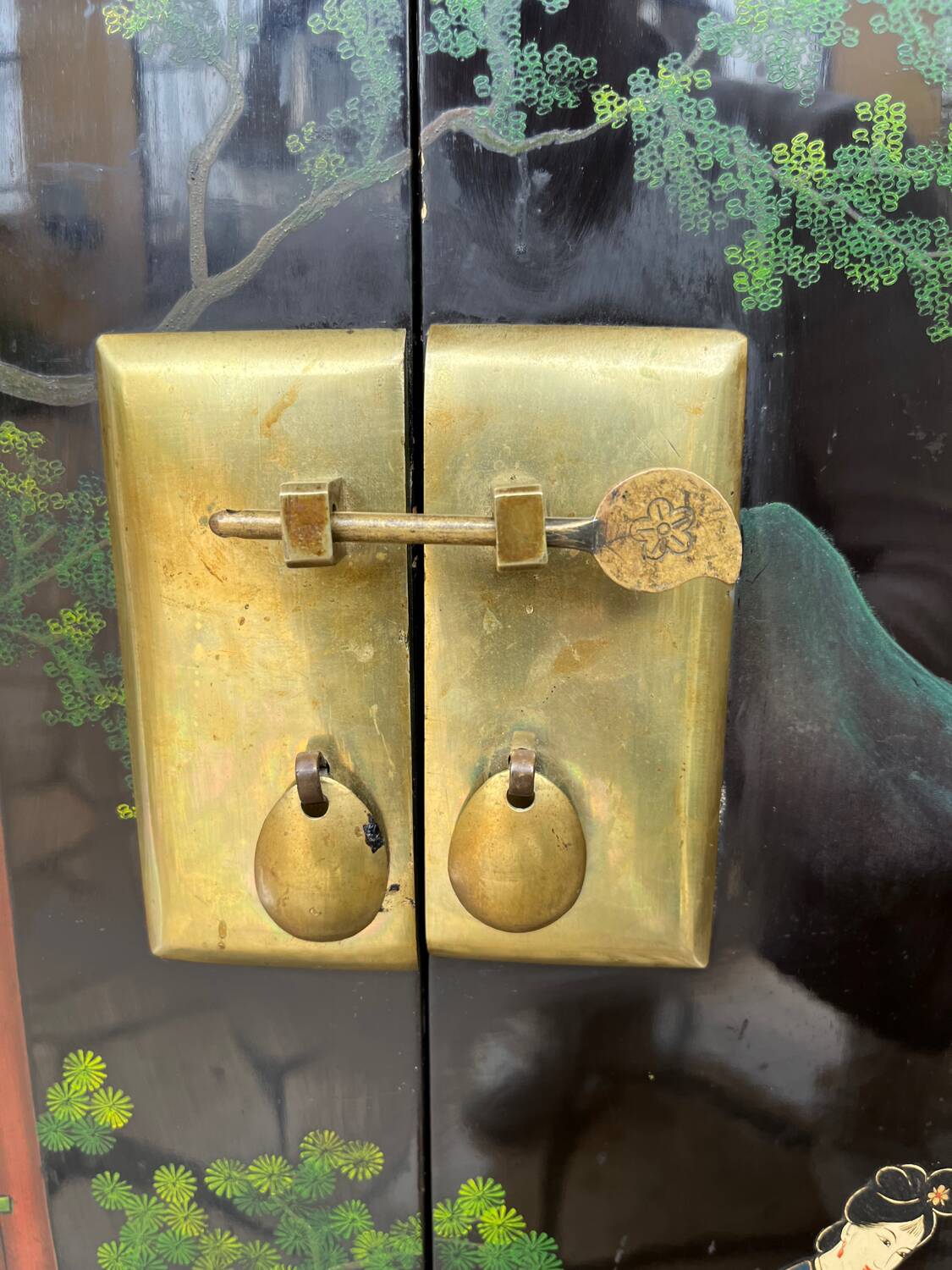 Chinese lacquer sideboard