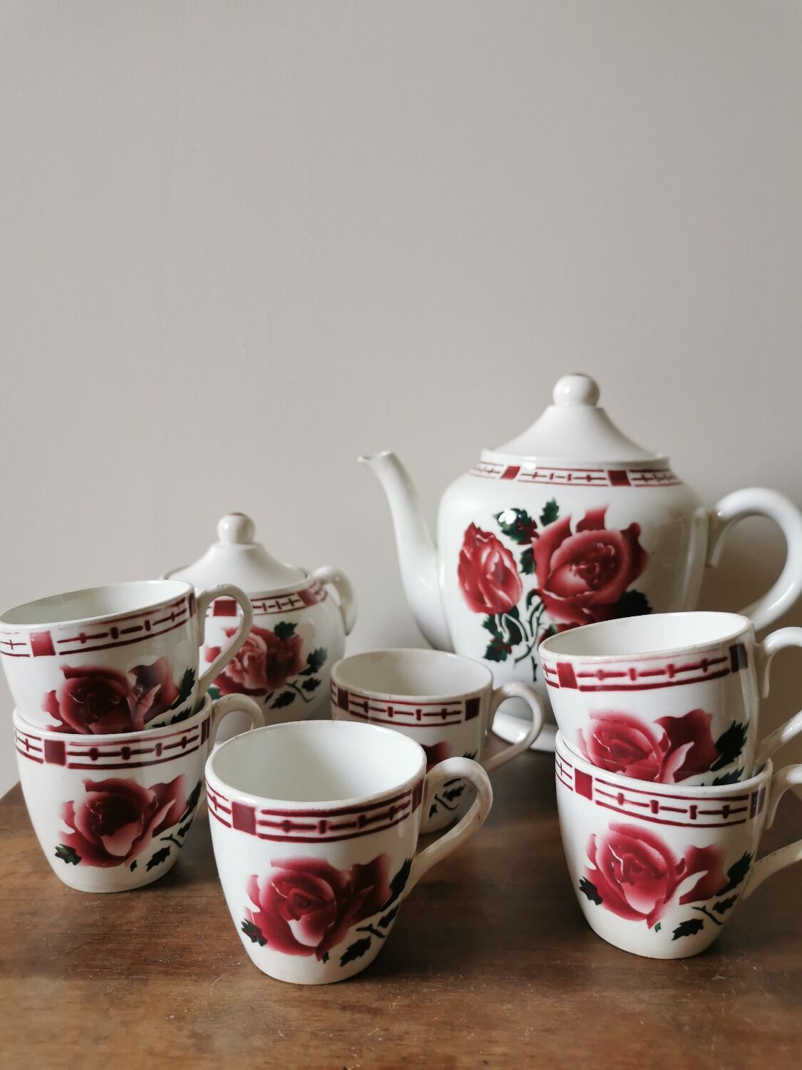 Digoin Saverne retro coffee service