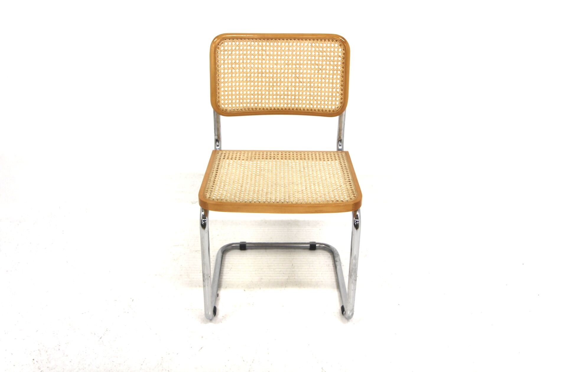 Set of 4 "B32" chairs, Marcel Breuer, Italy, 1990
