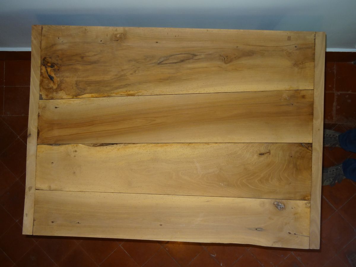 Table de ferme en bois naturel
