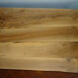 Natural wood farm table