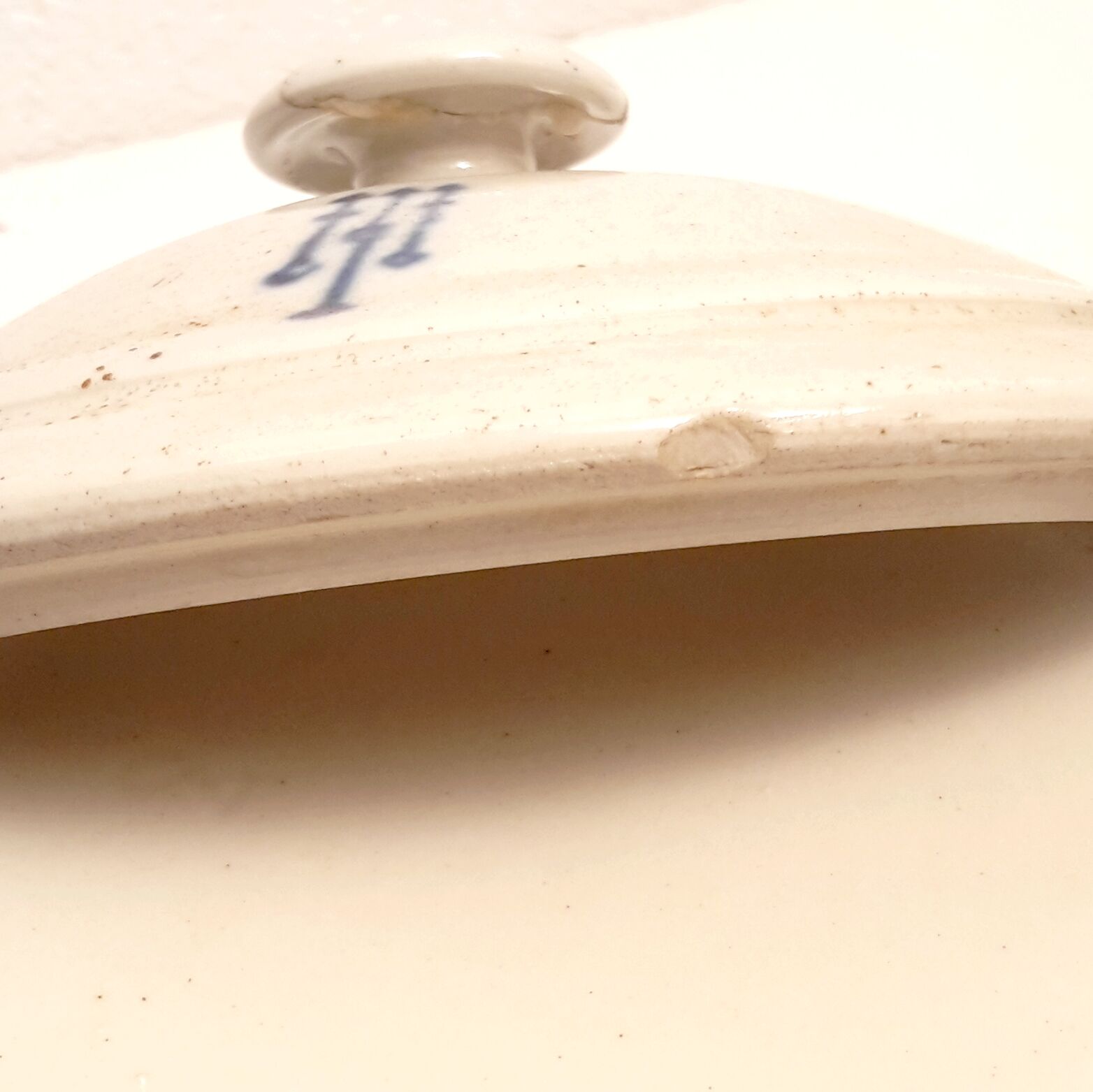 covered porcelain broth