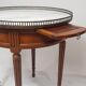 Tabel hot water bottle pedestal table Louis XVI style