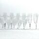 SAINT-LOUIS - CHANTILLY MODEL - 8 CHAMPAGNE FLUTES