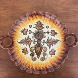 Ceramic cake dish from Quimper P.Fouillen