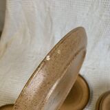 8 assiettes Longchamp en grès émaillé, 1970