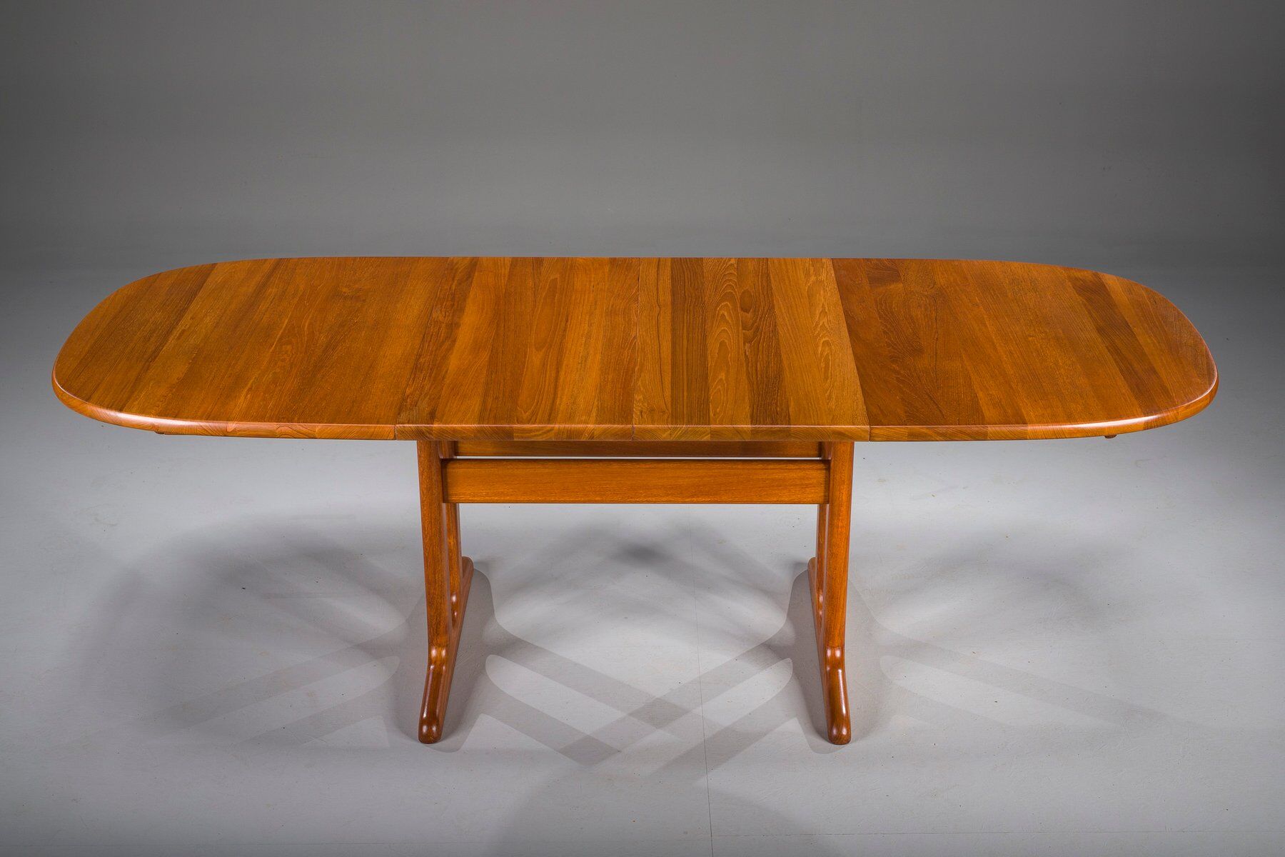 Table extensible danoise moderne en teck de Glostrup, années 1960