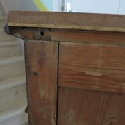 Rare - Pretty old chest of drawers with 4 drawers and 3 locks - In walnut - 1930
