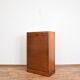 Mid-century danish teak tambour cabinet, 1960