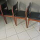 Suite 4 chaises scandinave vintage teck