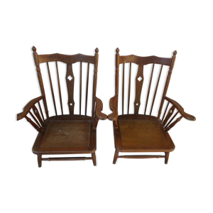 Paire fauteuils vintage