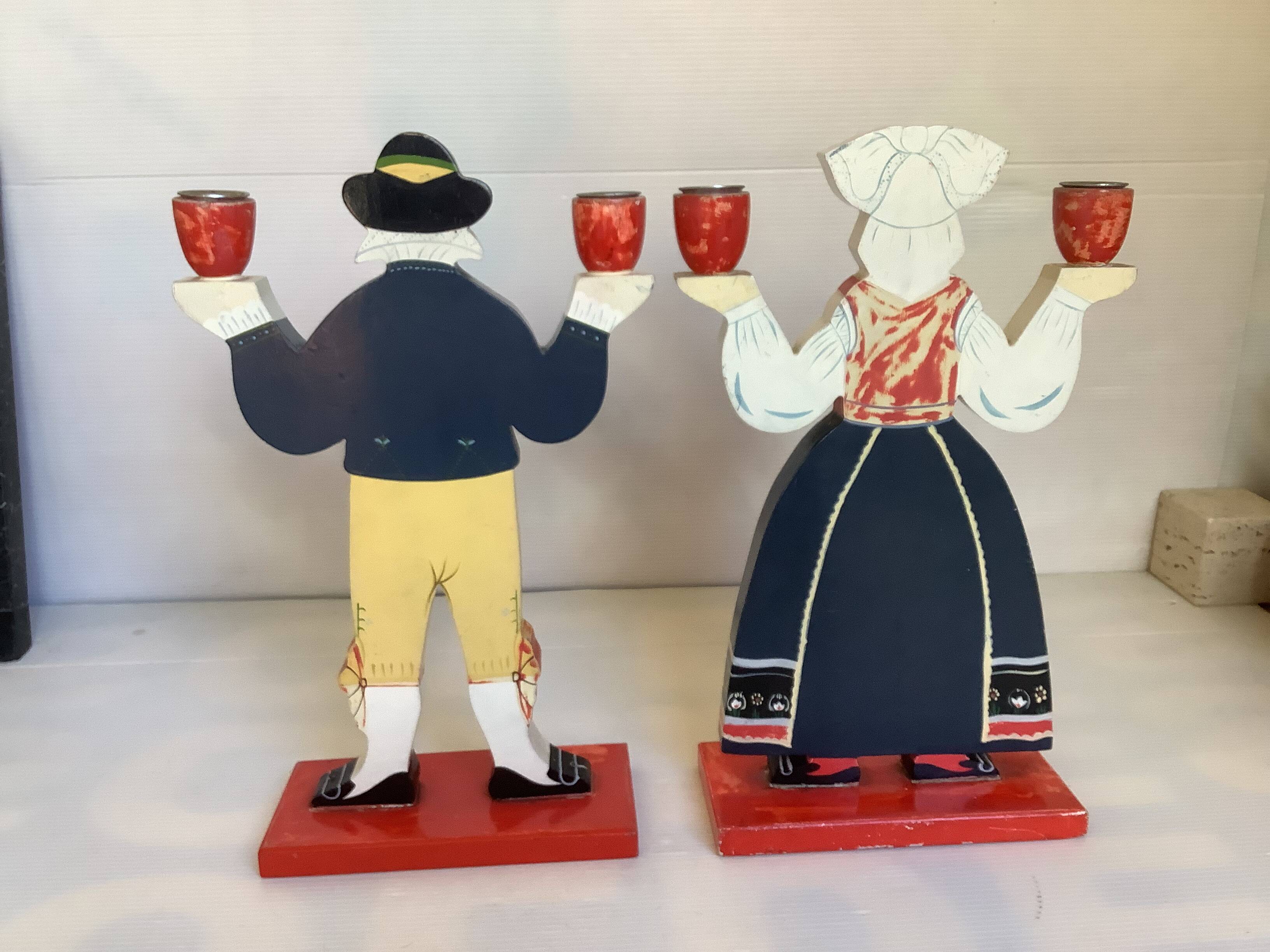 Pair of designer candlesticks Lizzi Velander IKEA