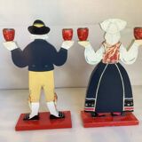 Pair of designer candlesticks Lizzi Velander IKEA