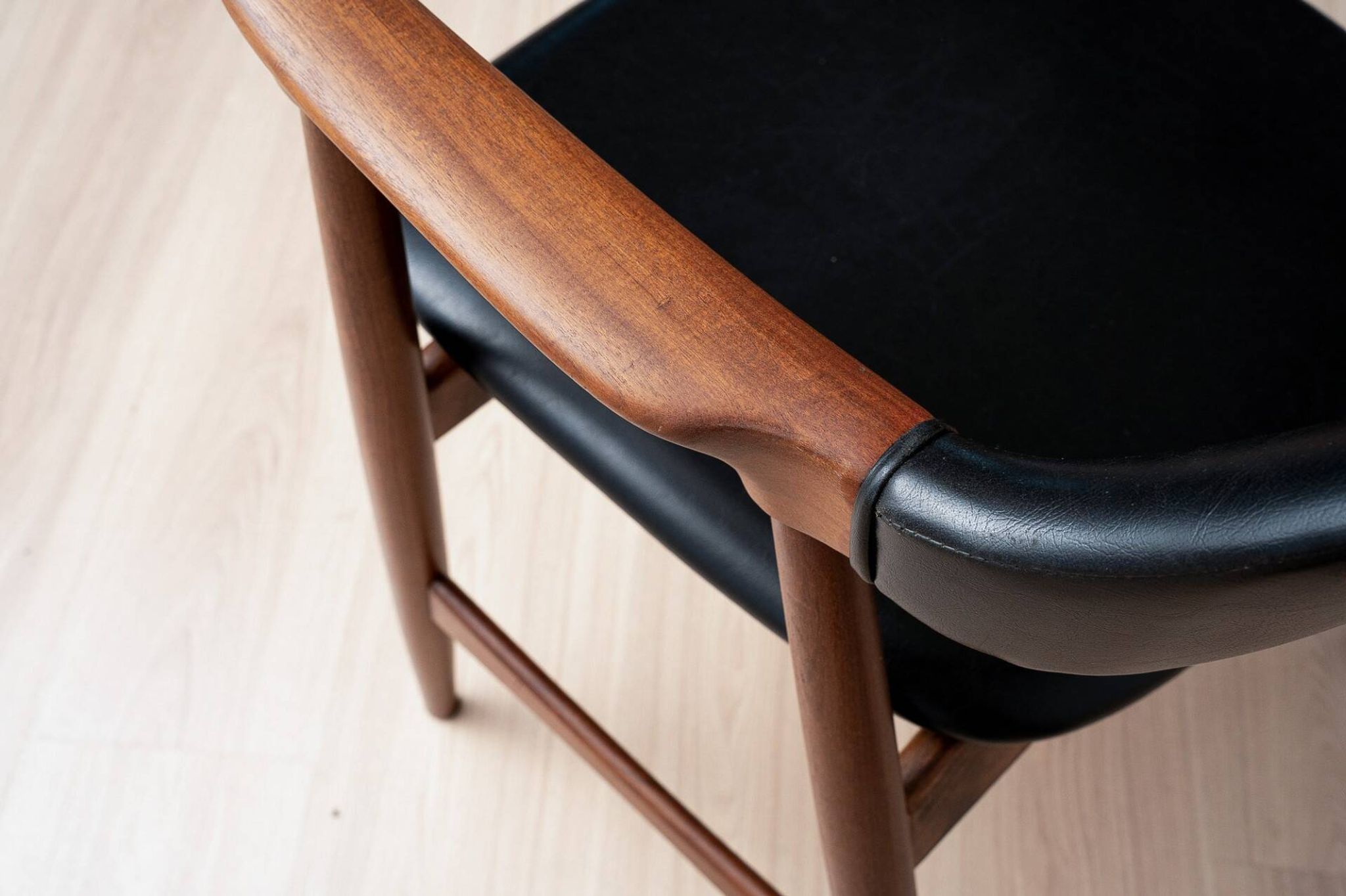 1960s Mid-Century Dining Set, 6 Carlton Armchairs by Låte Møbelfabrikk & Ex