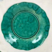 Série de six assiettes chantournées émaux de Rubelles, milieu XIXe