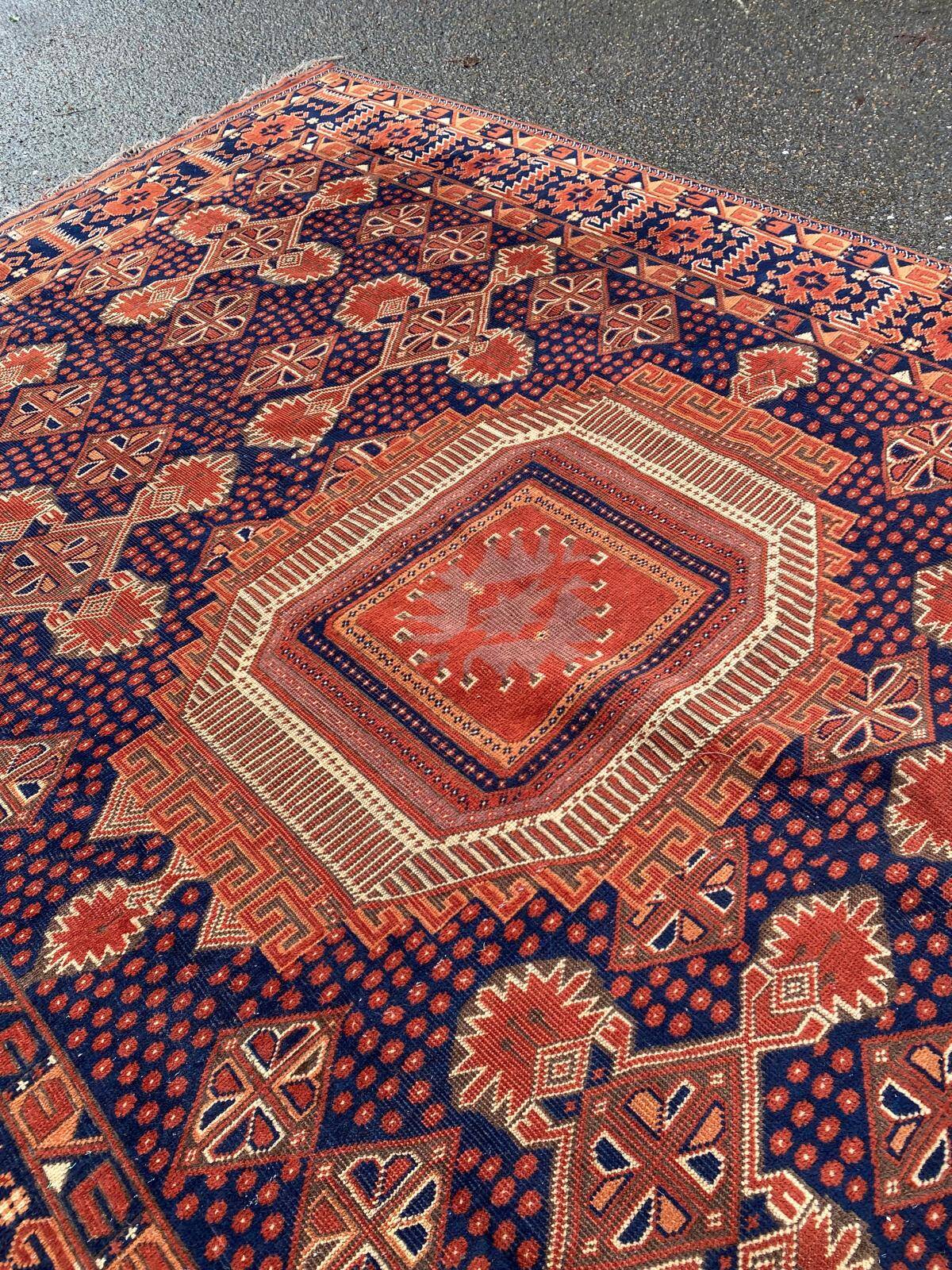 Turkmen Persian carpet 200x300cm