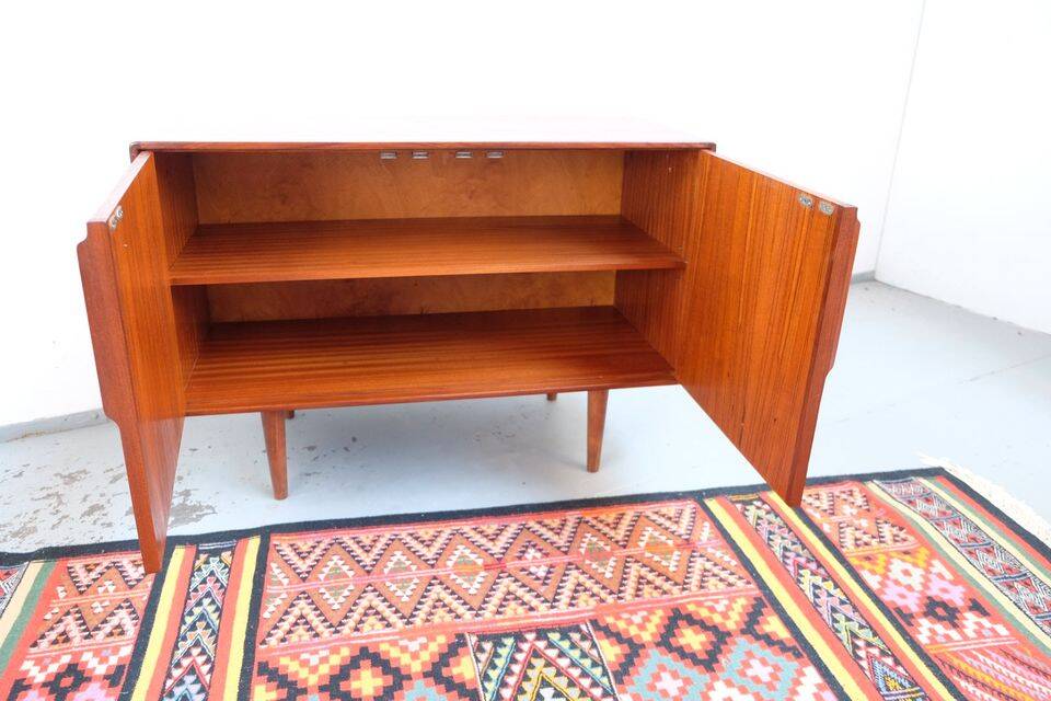 Vintage retro 1960s ASKO commode in teak, mid-century style.