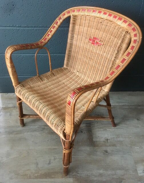 Rattan armchair