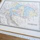 Austria, old map, printed in 1852.