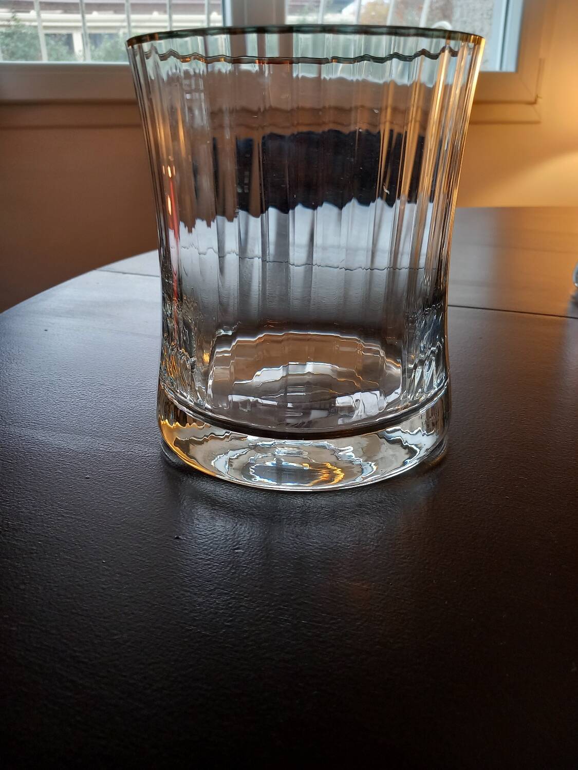 Bucket/large ice glass. Crystal