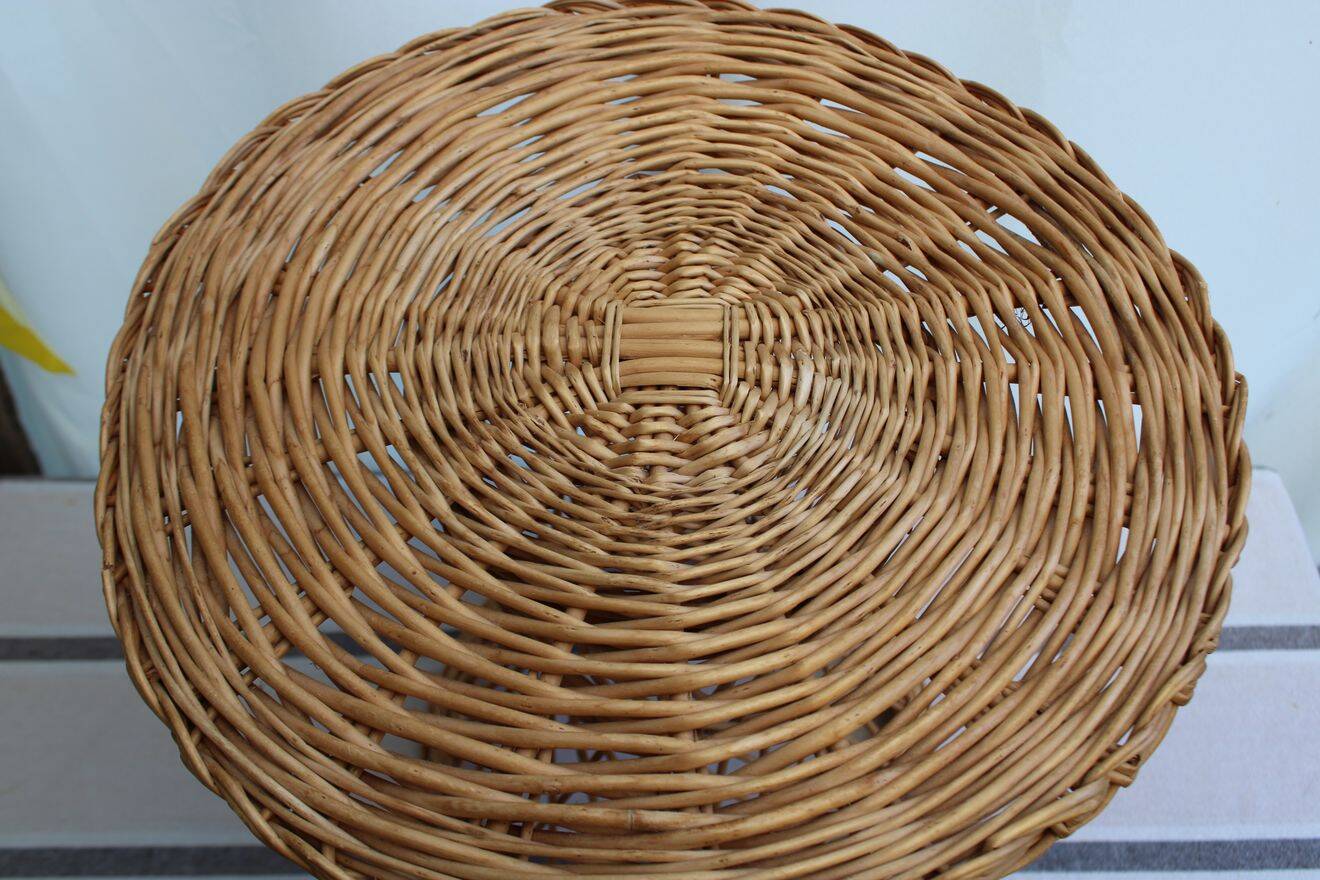 Wicker coffee table