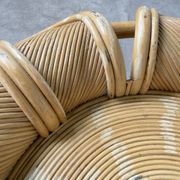 Vivai del sud “flower” rattan coffee table