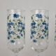 5 Arcopal Myosotis Veronica champagne flutes
