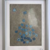 Arthur luiz piza, sans titre, c 1990. gravure à la gouge signée au crayon