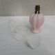 Pied de lampe opaline rose