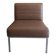 Chauffeuse fauteuil vintage en chrome/skaï