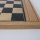 Old wooden checkers game