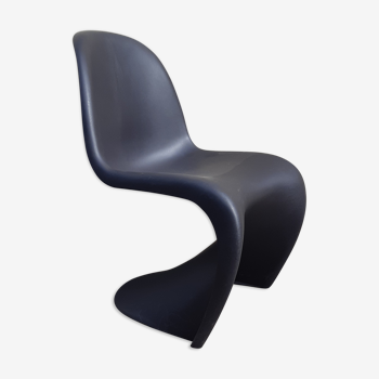 Panton chair noire par Verner Panton pour Vitra