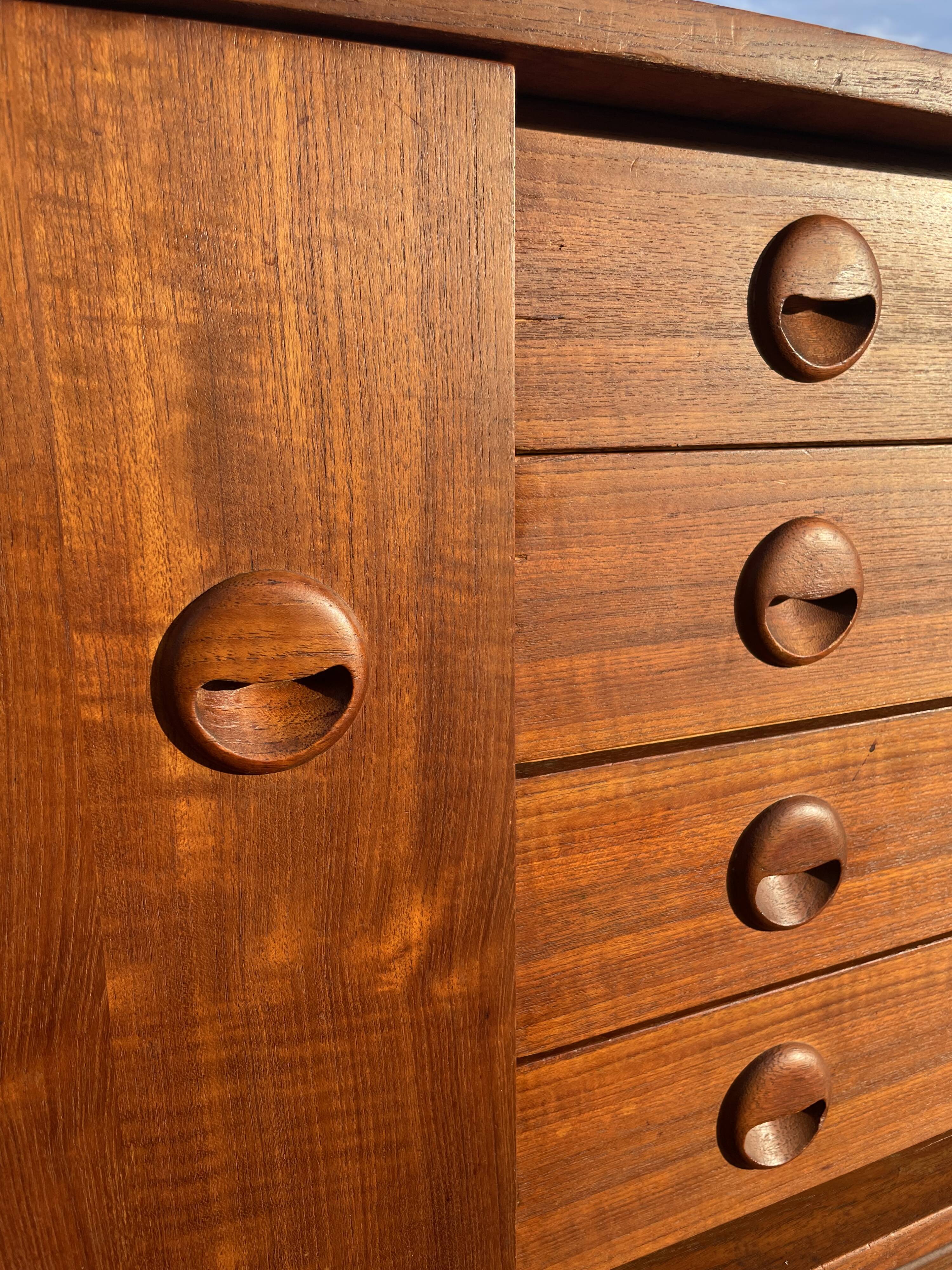 Scandinavian teak row